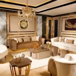 Luna Salon Takımı Beyaz